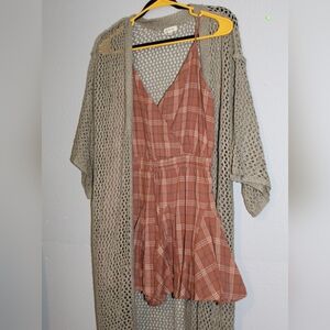 Storia Romper & POL Knit Cardigan